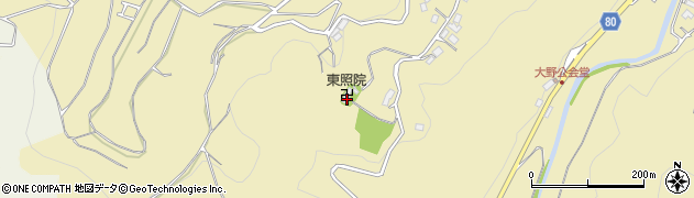静岡県伊豆市大野590周辺の地図