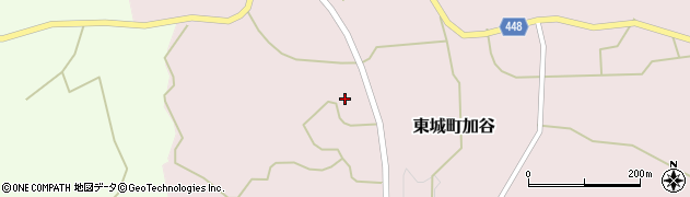 広島県庄原市東城町加谷780周辺の地図