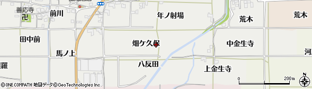 京都府亀岡市曽我部町犬飼（畑ケ久保）周辺の地図