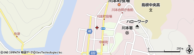 島根県川本町（邑智郡）元町周辺の地図