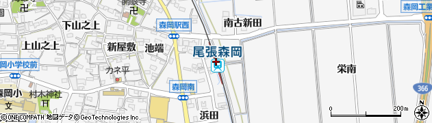愛知県知多郡東浦町周辺の地図