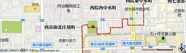 名倉公園周辺の地図