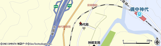 岡山県新見市神郷下神代4059周辺の地図