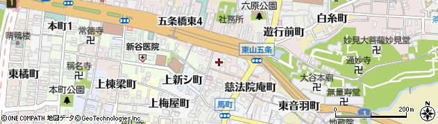 京都府京都市東山区鐘鋳町561周辺の地図