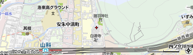 京都府京都市山科区安朱東海道町20-5周辺の地図