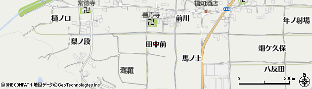 京都府亀岡市曽我部町犬飼（田中前）周辺の地図