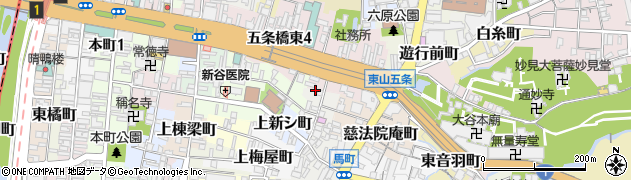 京都府京都市東山区鐘鋳町393周辺の地図