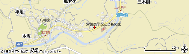 愛知県岡崎市米河内町（登り）周辺の地図