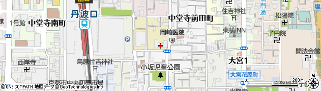 壬生グランドハイツ管理事務所周辺の地図