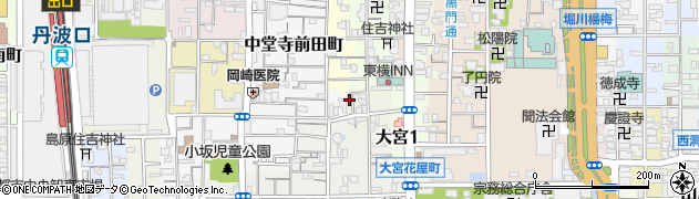 京都府京都市下京区丹波街道町300周辺の地図