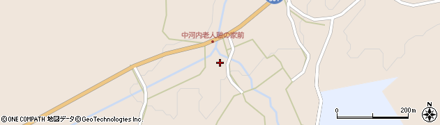 愛知県新城市作手中河内（小日影）周辺の地図