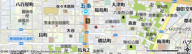京都府京都市下京区下平野町493周辺の地図