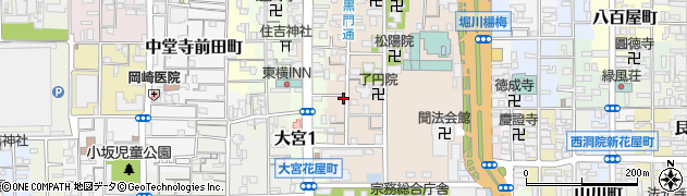京都府京都市下京区柿本町595周辺の地図