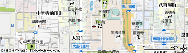 京都府京都市下京区柿本町701周辺の地図