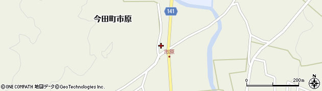 兵庫県丹波篠山市今田町市原222周辺の地図