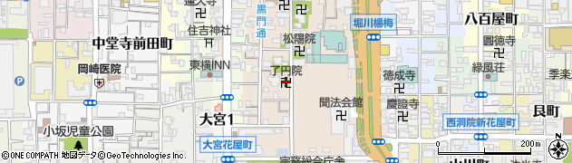 京都府京都市下京区柿本町668周辺の地図