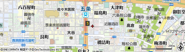 京都府京都市下京区下平野町487周辺の地図