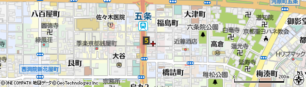 京都府京都市下京区下平野町485周辺の地図