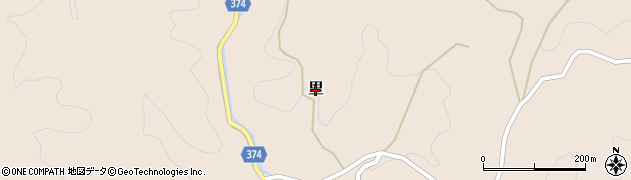 岡山県美咲町（久米郡）里周辺の地図