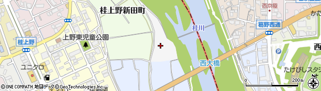 京都府京都市西京区桂上野川原町周辺の地図