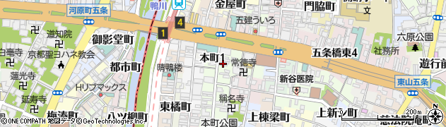 日本合同扇子株式会社周辺の地図