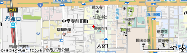 京都府京都市下京区藪之内町626周辺の地図