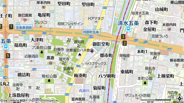〒600-8118 京都府京都市下京区平居町の地図