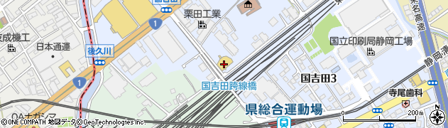 静岡トヨタ自動車本社周辺の地図