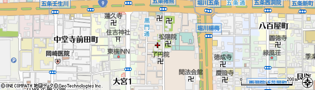 京都府京都市下京区柿本町670周辺の地図