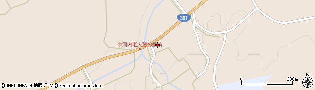 愛知県新城市作手中河内西貝津32周辺の地図