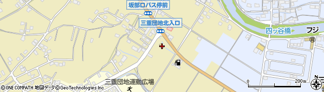 三重県四日市市西坂部町4551周辺の地図