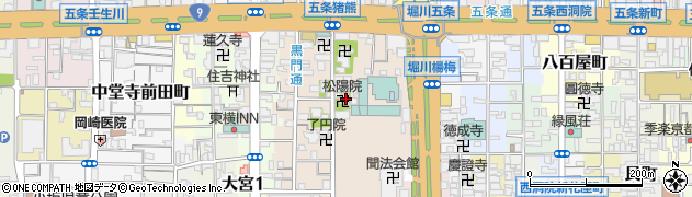 京都府京都市下京区柿本町666周辺の地図