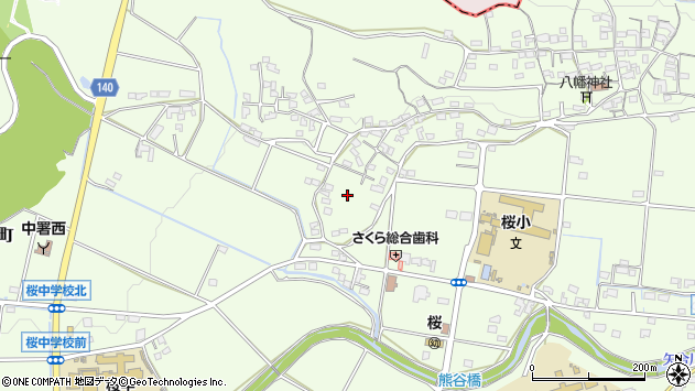 〒512-1211 三重県四日市市桜町の地図