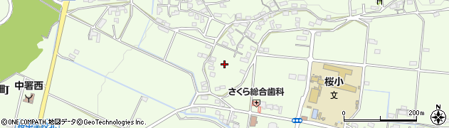 三重県四日市市桜町周辺の地図