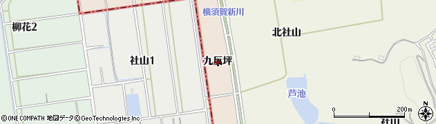 愛知県東海市養父町九反坪周辺の地図