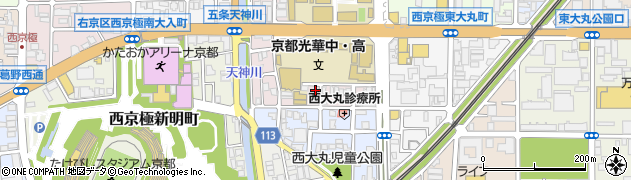 京都府京都市右京区西京極野田町41周辺の地図