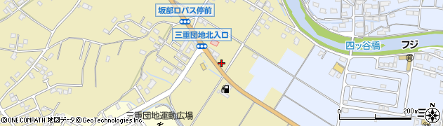 三重県四日市市西坂部町4579周辺の地図