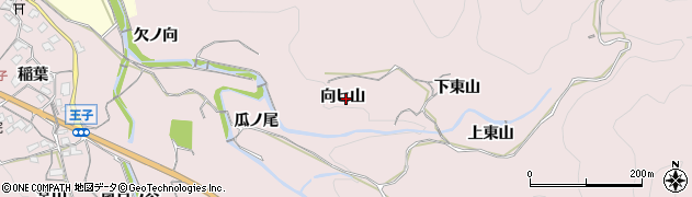京都府亀岡市篠町王子（向ヒ山）周辺の地図
