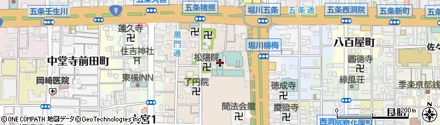 京都府京都市下京区柿本町600周辺の地図