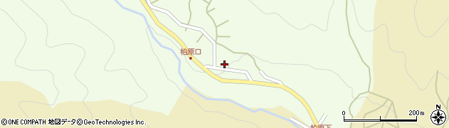 兵庫県猪名川町（川辺郡）柏原（栗林）周辺の地図