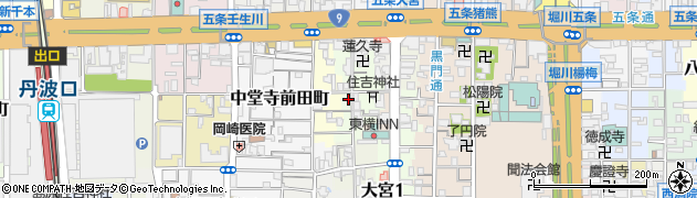 京都府京都市下京区藪之内町622周辺の地図