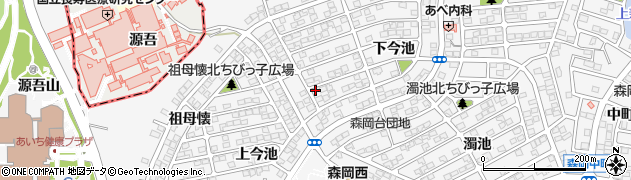 愛知県知多郡東浦町森岡下今池61周辺の地図