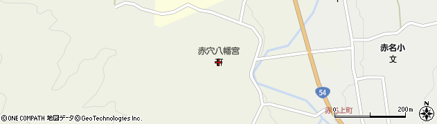 赤穴八幡宮周辺の地図