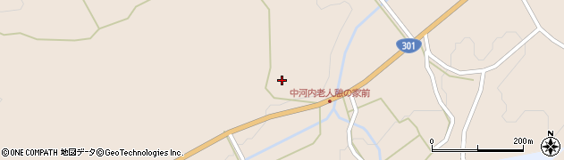 愛知県新城市作手中河内日面周辺の地図