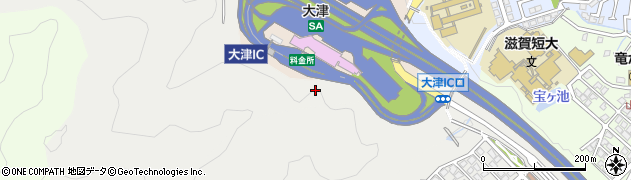 滋賀県大津市梅林町周辺の地図