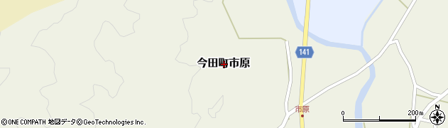 兵庫県丹波篠山市今田町市原周辺の地図