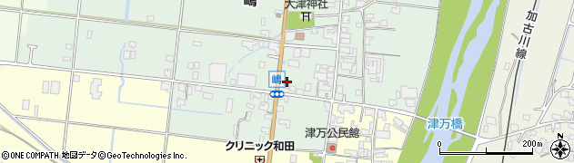 兵庫県西脇市嶋271周辺の地図