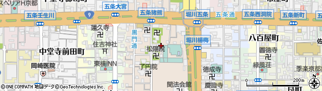 京都府京都市下京区柿本町736周辺の地図