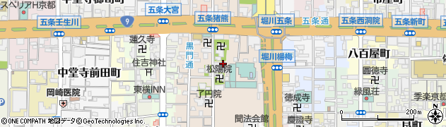 京都府京都市下京区柿本町598周辺の地図