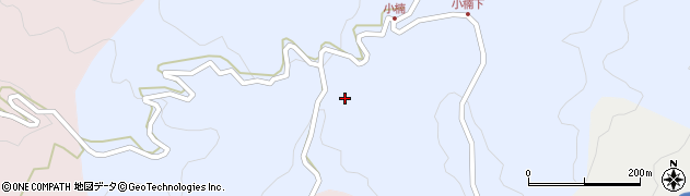愛知県岡崎市小久田町（松下）周辺の地図